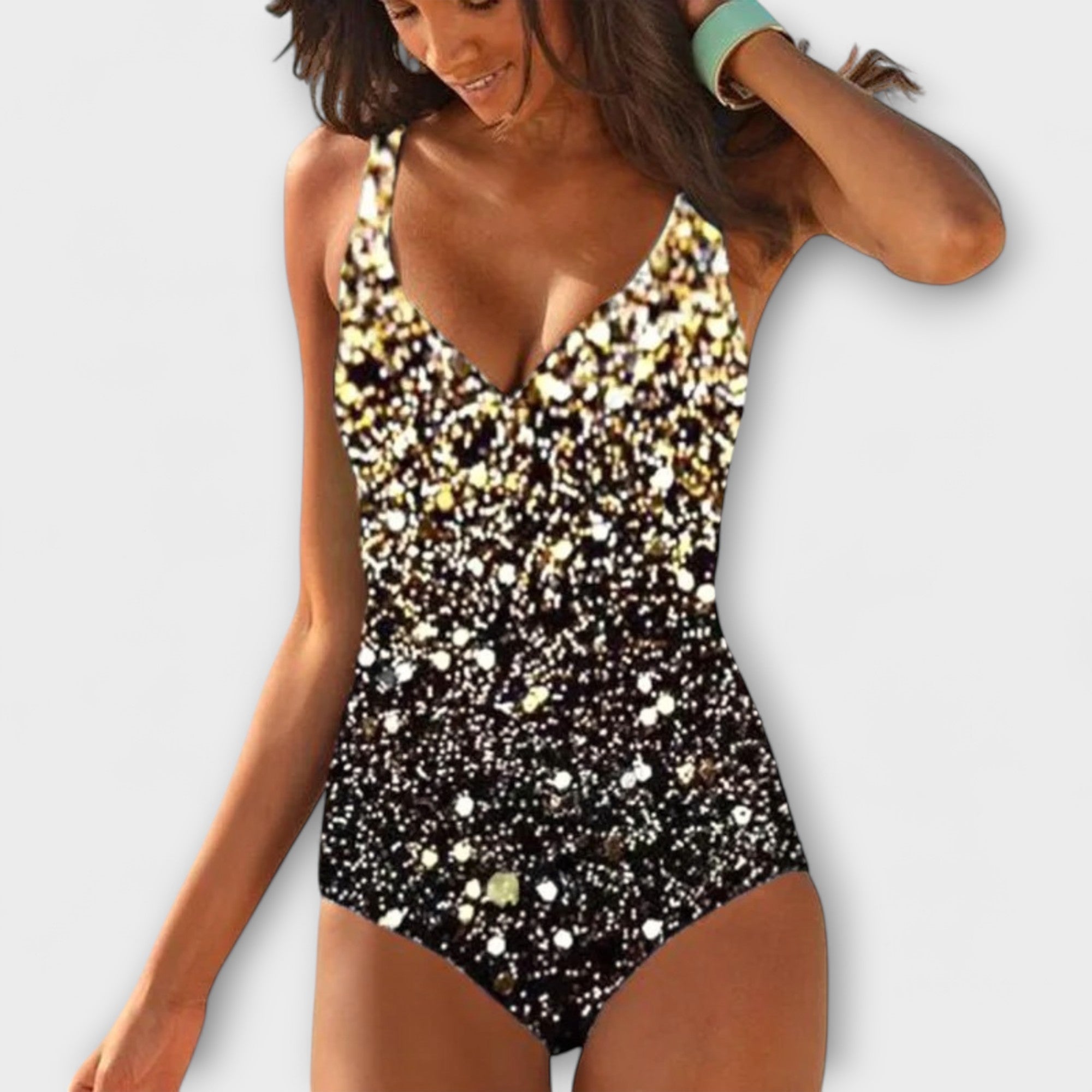 Trikó színű fürdőruha