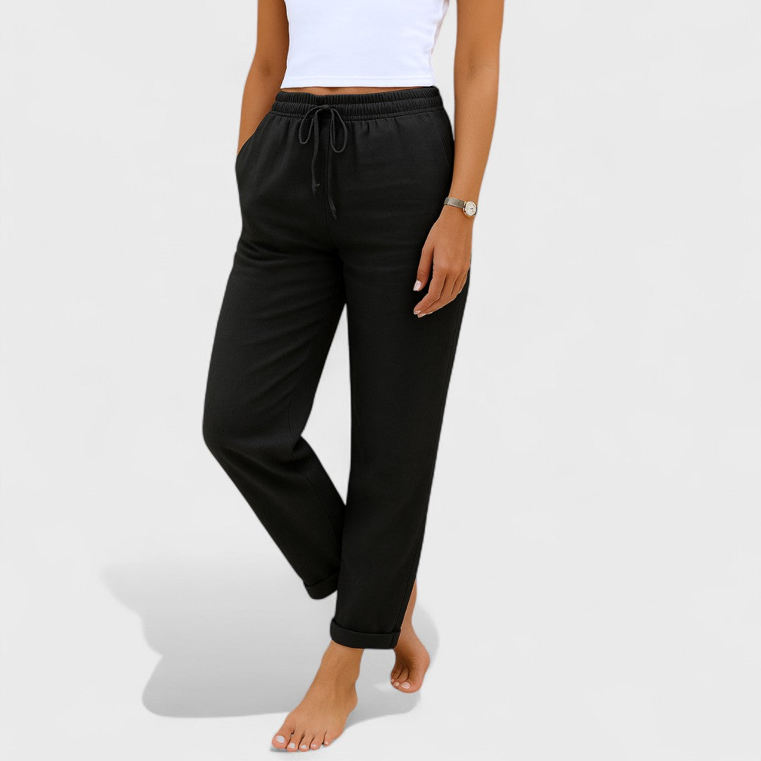 Klara - lenvászon Stretch Nadrág