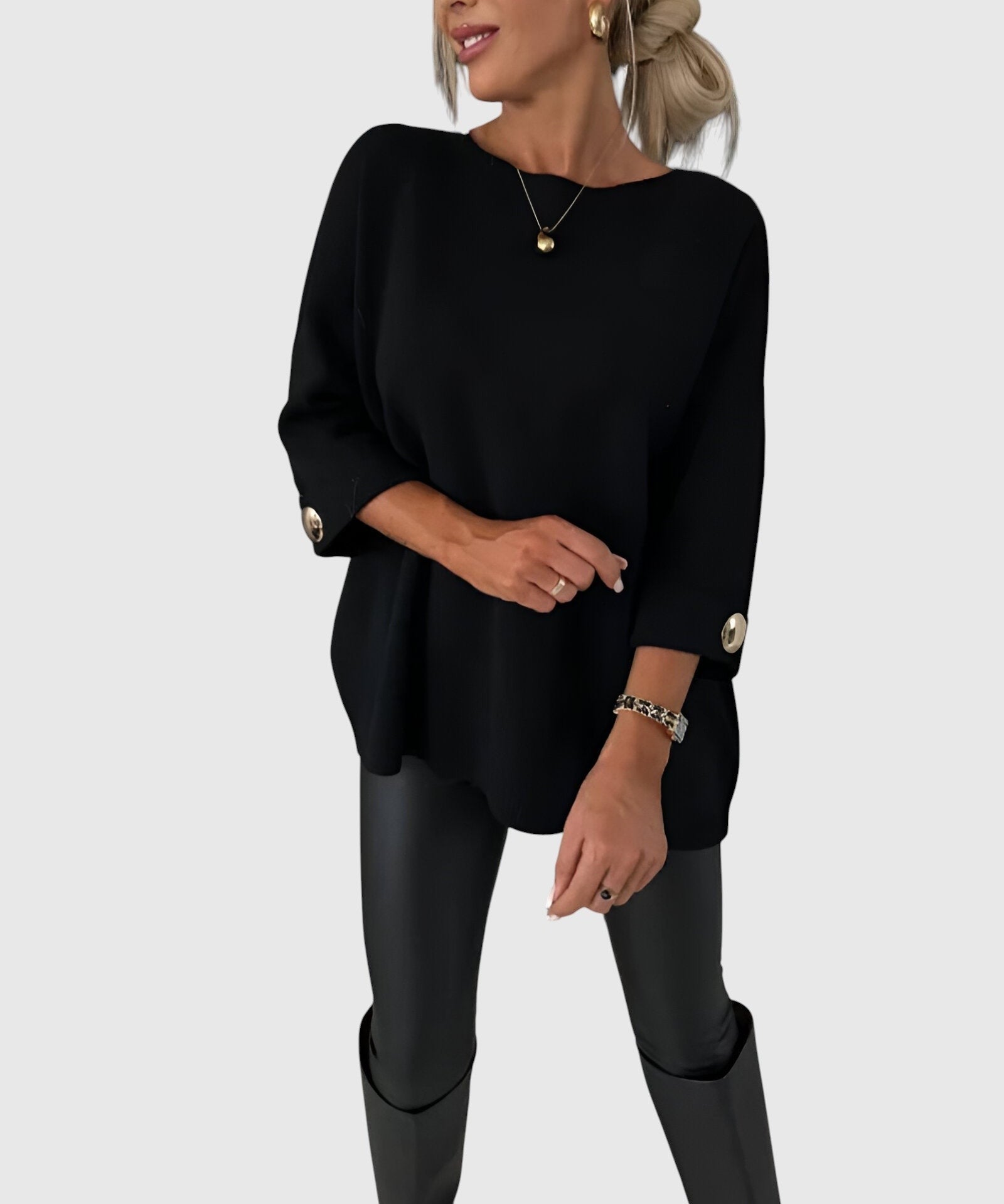 Janel - Elegáns mindennapi pulóver