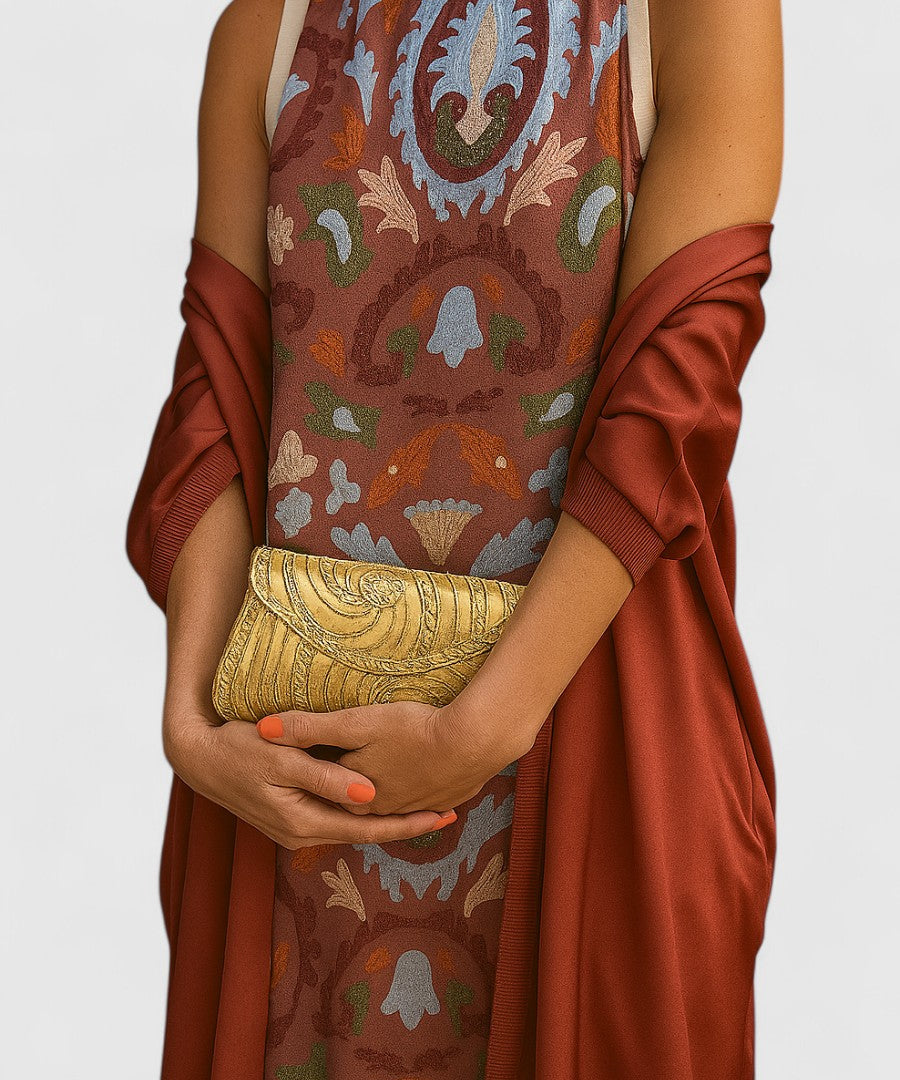 Mikaela | Elegáns ruha sállal együtt