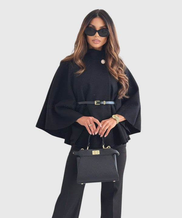 LEA - Stílusos dzseki pillangó ujjakkal és övvel