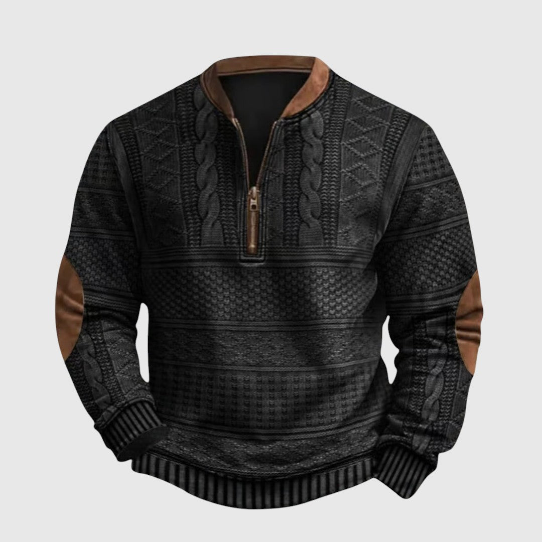 Charles - Fél cipzáros pulóver