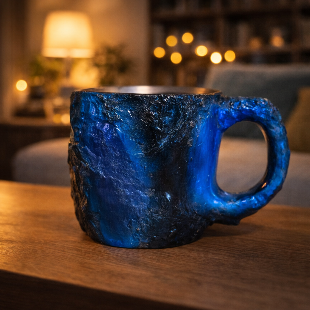 Ásványi kristályos kávéscsészék