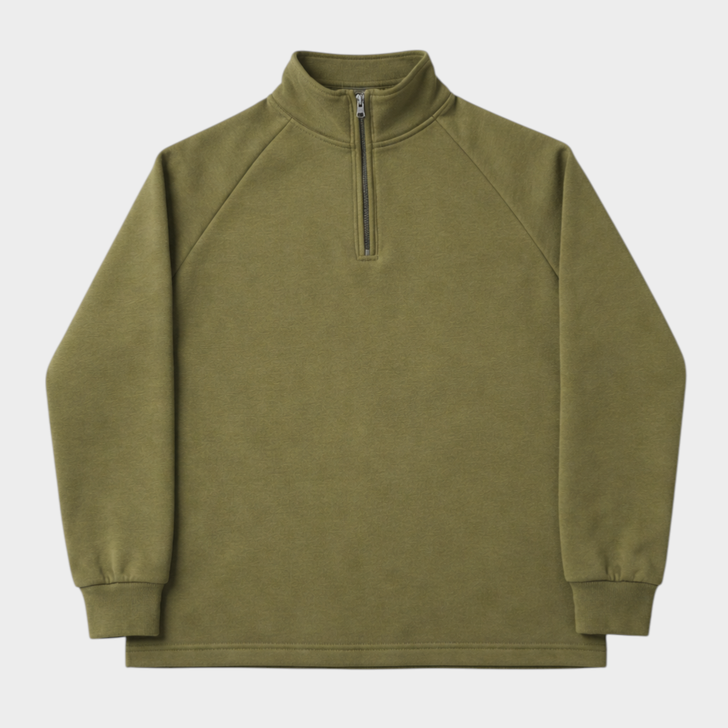 Antonio- Luxe Half-Zip Pulóver