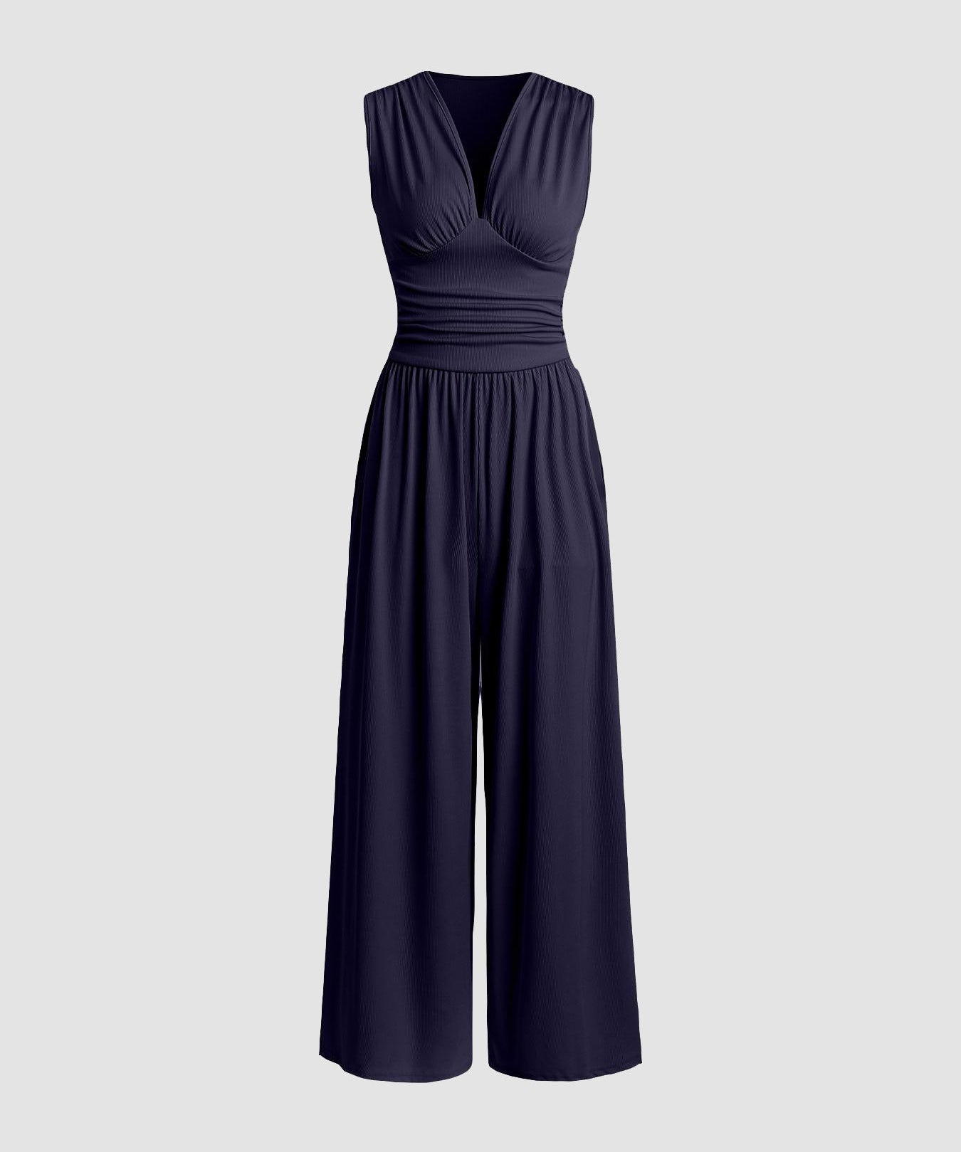 Charity | Elegáns ujjatlan, bő szárú overál