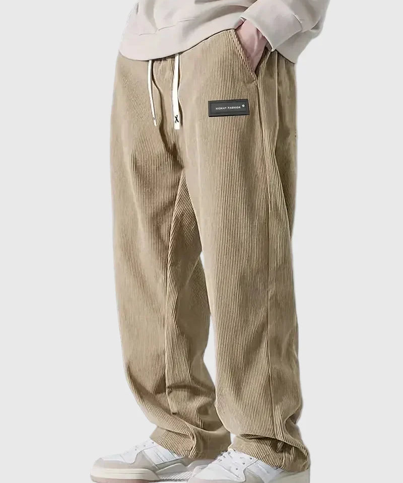 Kényelmes Szarvasbőr Bársony Nadrág