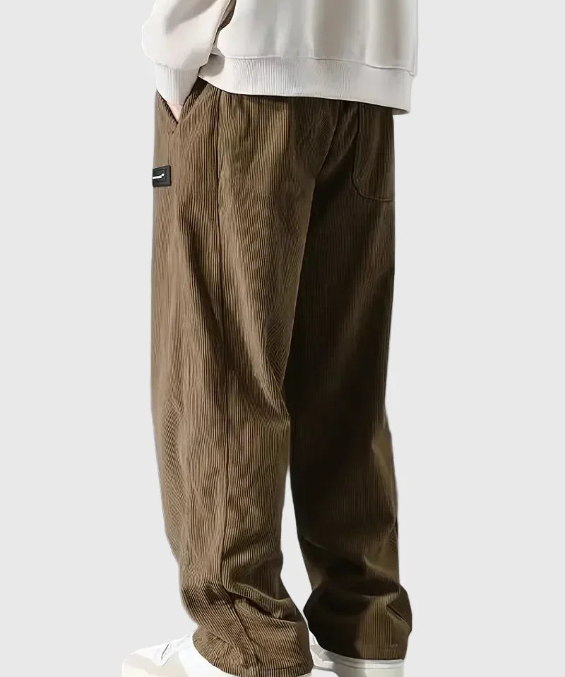 Kényelmes Szarvasbőr Bársony Nadrág