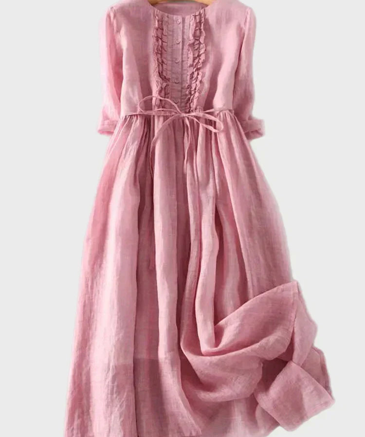 Noémi | Lágy zöld elegáns hosszú ruha