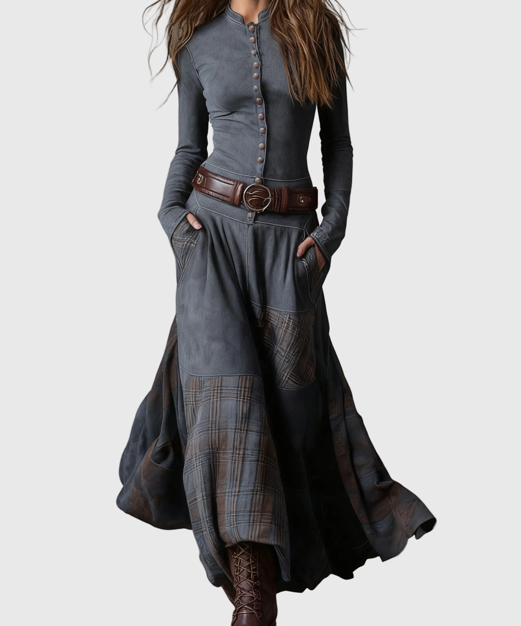 Isabelle | Vintage bohémi elegáns ruha